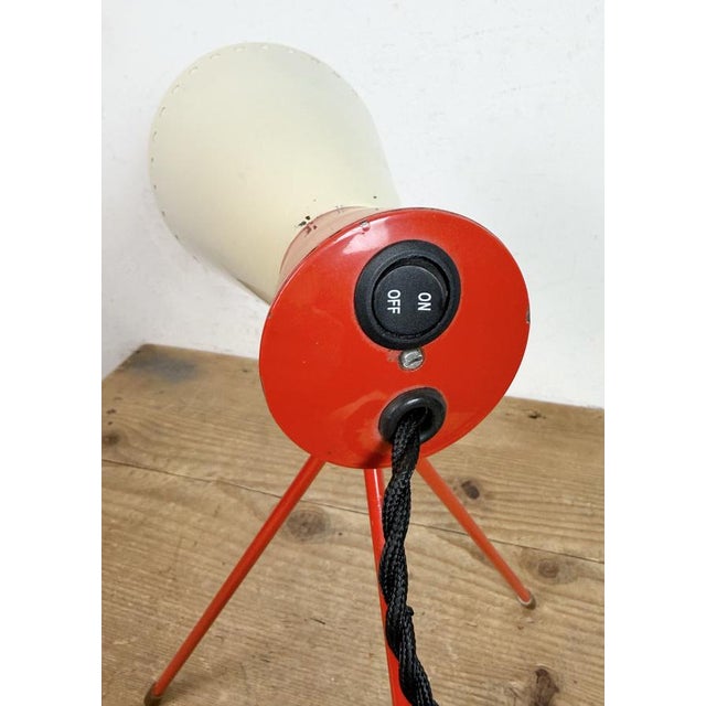 Beige Mid-Century Table Lamp by Josef Hůrka for Napako, 1950s For Sale - Image 8 of 18