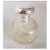 A fine George V crystal cut glass vanity scent bottle dating to the Art Deco period, featuring a sterling silver mount and...