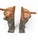 Bronze Console Supports with Putti, 1930s, Set of 2 For Sale - Image 9 of 12