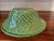Mid 20th Century Vintage Large Bordallo Pinheiro Basketweave Green Salad Bowl For Sale - Image 5 of 6