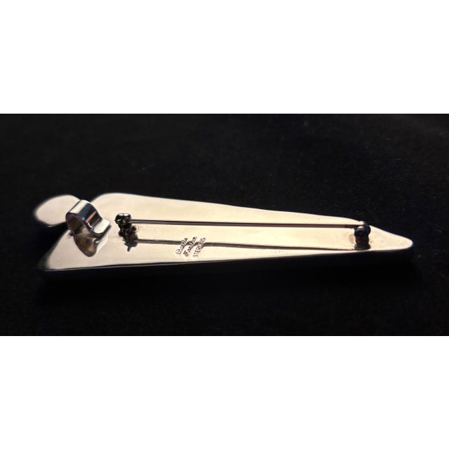 Designer Statement piece! "Goddess Millennium" Abstract geometric Gold flake Pendant / Pin / Brooch with Onyx by Barbie...