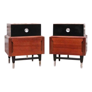 1960s Mid-Century Nightstands by Basic Witz For Sale