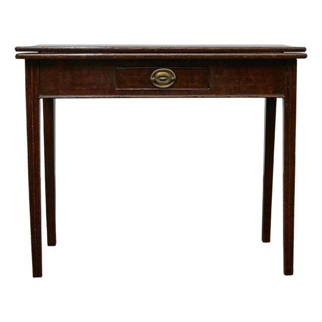 Georgian English Oak Lift-Top Table, Circa 1800 – Versatile Antique Desk For Sale