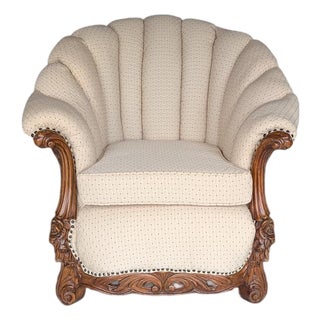 Mid-Century 1900 Deconstucted Style Barrel Lounge Chair For Sale