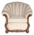Mid-Century 1900 Deconstucted Style Barrel Lounge Chair For Sale