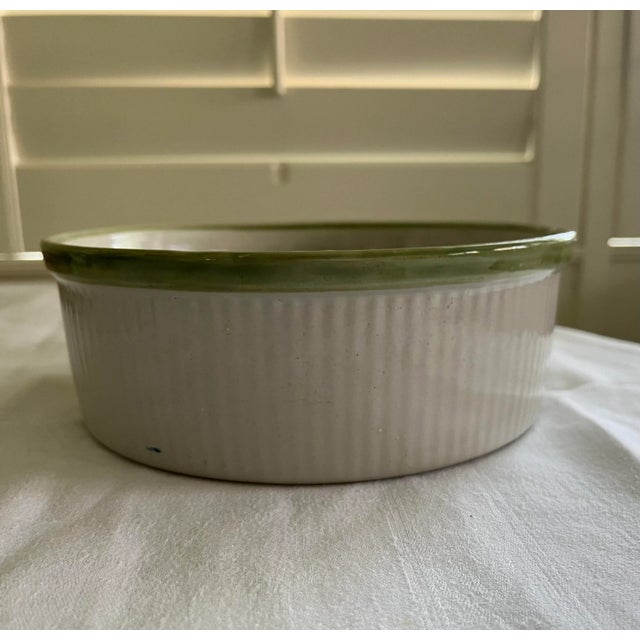 Mid 20th Century Louisville Stoneware Harvest Soufflé Baking Dish For Sale - Image 5 of 5