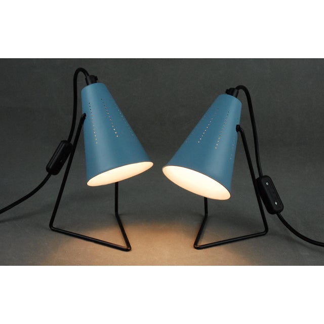 Wall or Table Lamps by Svend Aage Holm-Sørensen for Asea, Sweden, 1950s, Set of 2 For Sale - Image 14 of 17