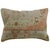 Large pillow made from a 20th century Turkish Oushak rug in an orange peel tone. Measures: 16'' x 24''.
