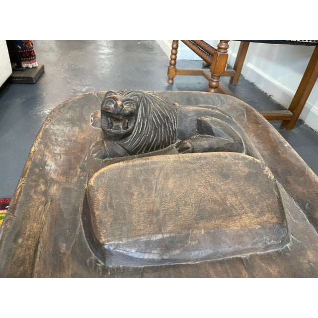 Vintage Bamileke Tribe of Cameroon Ceremonial Bed/Coffee Table For Sale - Image 4 of 9