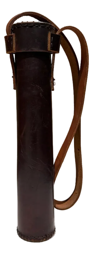 Vintage Leather Carrying Case With Strap
