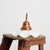 Vintage French Coolie Milk Glass Pendant Light, 1930s For Sale - Image 3 of 7