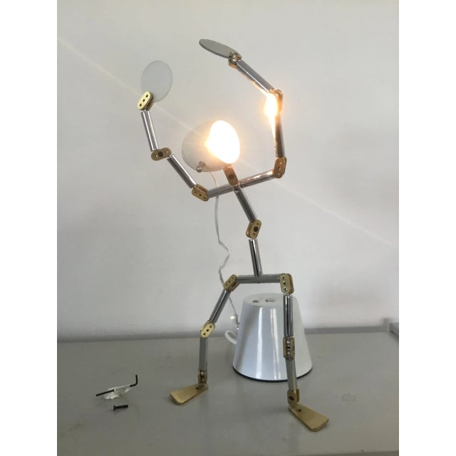 Vintage Table Lamp by Ygnacio Baranga, 1980s, in Flawless conditions. Designed 1980 to 1989 European Plug (up to 250V).The...