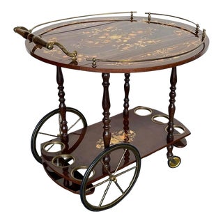 Vintage Italian Bar Cart For Sale