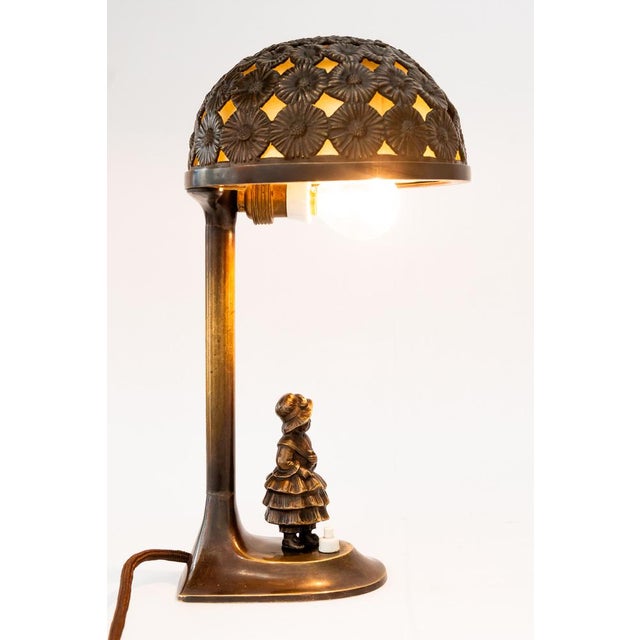 Jugendstil Table Lamp, Vienna, 1907 For Sale - Image 17 of 18