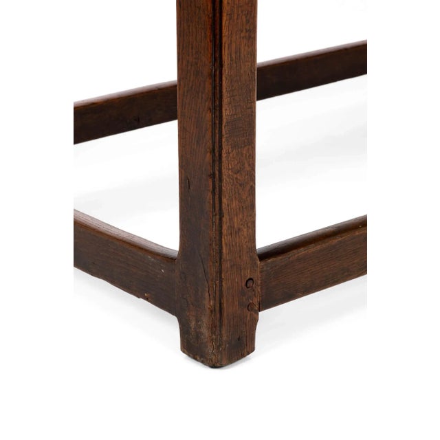 Farmhouse Refectory Table in Oak For Sale - Image 9 of 11