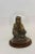 Wood Asian Buddha Wood Sculpture & Glass Dome For Sale - Image 7 of 7