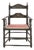 Antique Norwegian Folk Painted Chair, 1872 For Sale