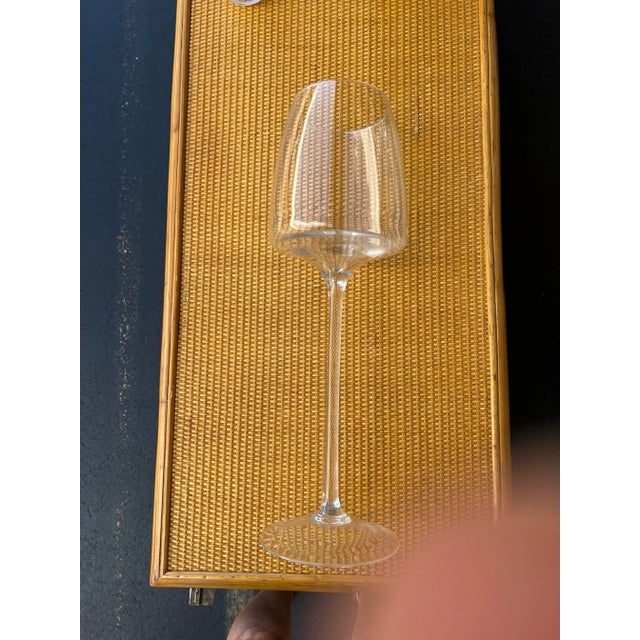 Late 20th Century Large Vintage Decorative Oversized Wine Glass, Stemmed Centerpiece Vase For Sale - Image 5 of 6