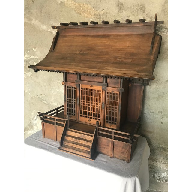Japanese Vintage Showa Era Japanese Kamidana Shinto Shrine For Sale - Image 3 of 18
