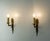 Traditional Empire Deep Green Sconces with Torch and Swan, France, 1960s, Set of 2 For Sale - Image 3 of 14