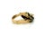 Mid 20th Century Horse Bypass Ring 18K Yellow Gold Multi-Color Enamel Size 5.5 For Sale In Miami - Image 6 of 7