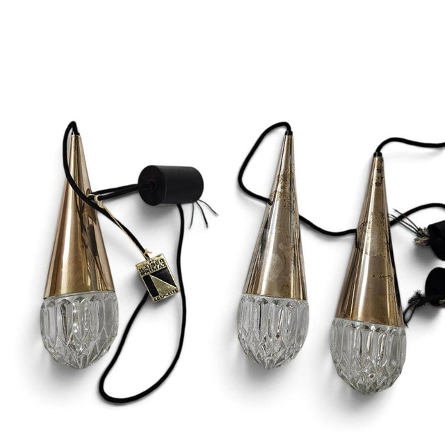 Vintage Cone Pendant Lamps from Kaiser Leuchten, 1970s, Set of 3 For Sale - Image 9 of 9
