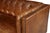 Tuxedo Leather Sofa - Light Brown For Sale - Image 4 of 9