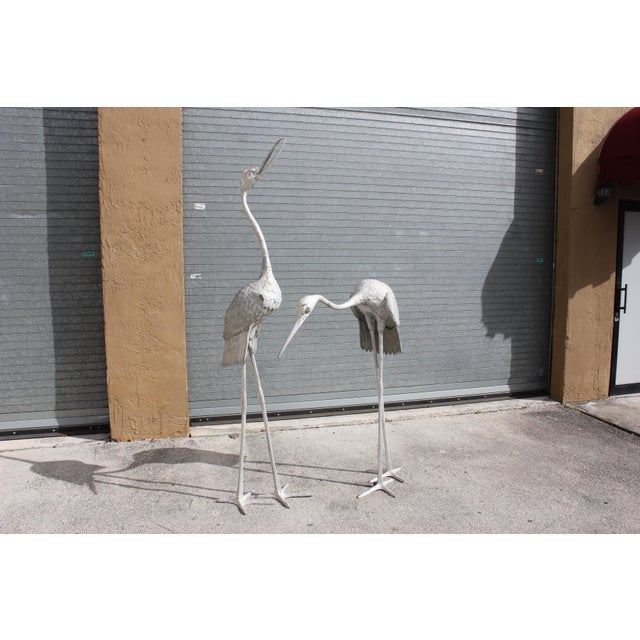 Art Deco Flamingo Sculptures A Pair Chairish