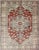 Textile Vintage Turkish Sivas Fine Rug in Red, Light Blue, Gray & Light Yellow Green For Sale - Image 7 of 7