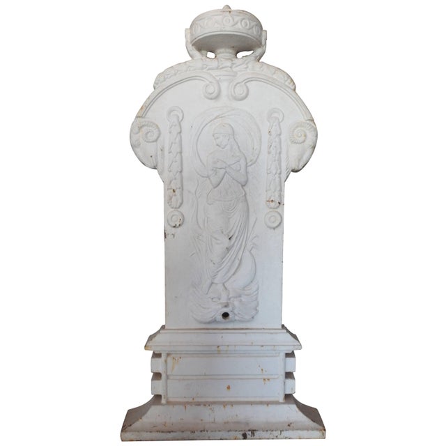 Late 19th Century Wrought Iron Fountain Plaque For Sale - Image 10 of 10