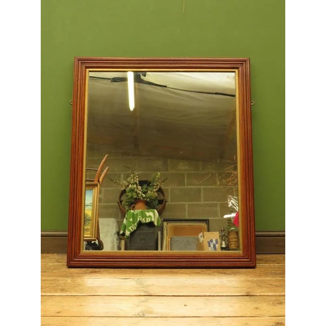 Large Antique Oak Paddington Station Mirror from GWR For Sale - Image 12 of 12