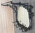 French 19th Century French Bronze Wall Mounted Coat Rack With Mirror For Sale - Image 3 of 9