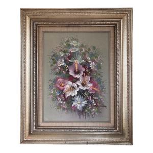 1980’s Decorative Arts Studio Framed Oil Painting