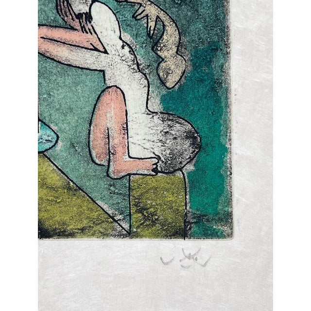 Roberto Matta, Node Center, 1974, Etching For Sale - Image 9 of 10