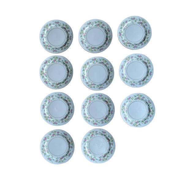 1950s Roselace by Noritake Side Plates and Bowls- 22 Pieces For Sale - Image 10 of 12