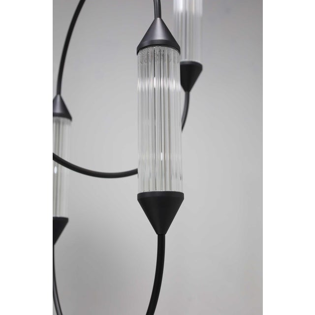 Giopato & Coombs Cirque Chandelier in Brushed Bronze For Sale In Dallas - Image 6 of 8