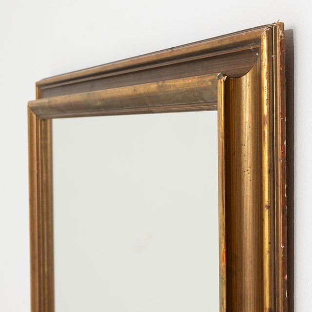 Gold 19th Century France Gold Wood Mirror For Sale - Image 8 of 9