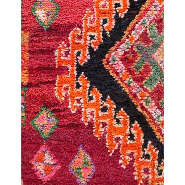 Tribal Moroccan Vintage Boujad Rug - 9.6 X 6.1 Ft For Sale - Image 3 of 5