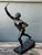 Vintage Max Kruse “Messenger of Victory” Bronze Sculpture of Man For Sale - Image 4 of 12
