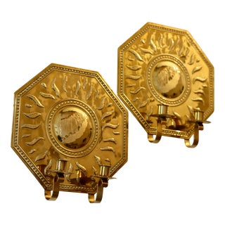 Mid-Century Modern Brass Sconces by Torbjörn, Set of 2 For Sale