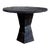Artisan Shou Sugi Ban Bistro Round Dining Table For Sale