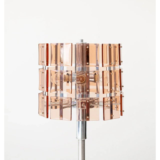 Italian Floor Lamp with Marble Base, 1970s For Sale - Image 6 of 10