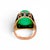 An exceptional Ottoman ring from the 19th century, produced at the height of the Ottoman Empire's tradition of fine...