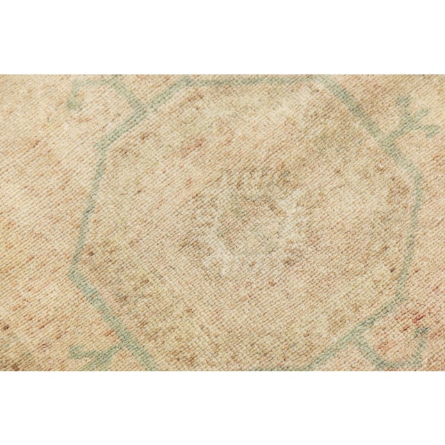 Antique Turkish Oushak Wool Rug in Muted Neutral & Sage Tones – 2' X 3' Accent Mat For Sale - Image 4 of 8
