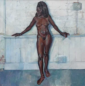 Early 21st Century "The Algerian Model" Figurative Oil Painting by Glenn Ibbitson