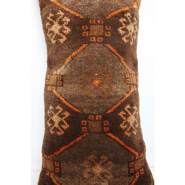 Authentic Vintage Tribal Rug Pillow Cover -14'' X 28'' For Sale - Image 4 of 8