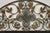 Labarge Late 20th Century LaBarge Italian Mediterranean Wrought Iron Flower Leaf Scroll Arched Wall Mirror For Sale - Image 4 of 10