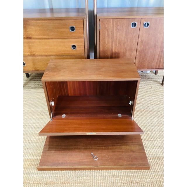 Vintage 1960s Teak Wood Freestanding Modular Shelving Unit Room Divider For Sale - Image 18 of 18