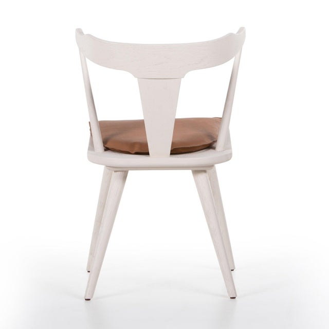 Four Hands Ripley Dining Chair - Whiskey Saddle, Off White For Sale In Austin - Image 6 of 10