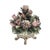 Rose VTG Nuova Capodimonte Porcelain Floral Centerpiece Basket Italy Signed 9.5 In For Sale - Image 8 of 11